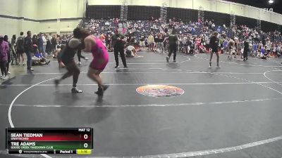 285 lbs Round 3 - Tre Adams, Goose Creek Takedown Club vs Sean Tiedman, Unattached