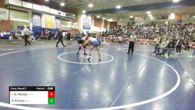 145 lbs Cons. Round 1 - Noah Montez, Central Catholic vs Angel Alvarez, Sonora (La Habra)