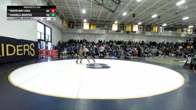 190 lbs Cons. Round 2 - Daniela Benitez, Tahquitz vs Madeline Loza, Artesia