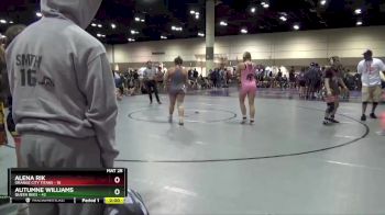 155 lbs Round 4 (8 Team) - Alena Rik, Orange City Titans vs Autumne Williams, Queen Bees