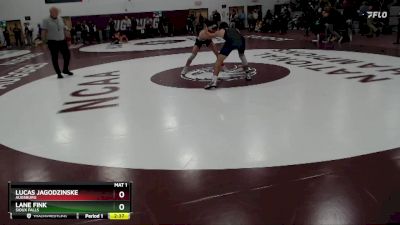 149 lbs Quarterfinal - Lane Fink, Sioux Falls vs Lucas Jagodzinske, Augsburg