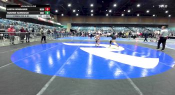165 lbs Consi Of 8 #2 - Justin Windauer, Montana-Northern vs Hunter Harwood, UNATT-Southern Oregon