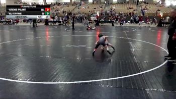 50 lbs Semifinal - Crews Pilant, Elite Wrestling Academy vs Eli Crowe, Grindhouse Wrestling