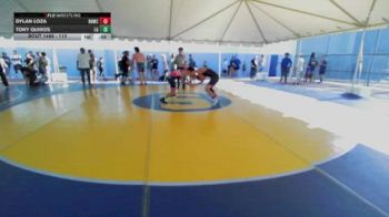 113 lbs Cons. Round 4 - Tony Quiros, Lab Academy vs Dylan Loza, Rough House Wrestling Club