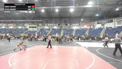54 lbs Semifinal - Rena Chavez, Duran Elite vs Ryus Ardery, Garden City Wrestling Club