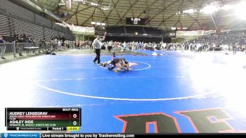 87 lbs Cons. Semi - Ashley Ihde, Hoquiam Jr. Grizzly Wrestling Club vs Audrey Lensegrav, South West Washington Wrestling Club