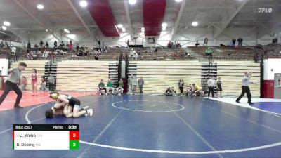 106 lbs Cons. Round 4 - Jackson Webb, Yorktown Wrestling Club vs Blake Doeing, Elite Athletic Club