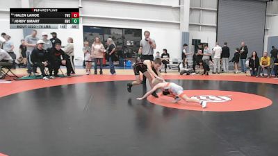 78 lbs Quarters - Halen Lahoe, Thermopolis Wrestling Club vs Jordy Smart, Ravage Wrestling Club