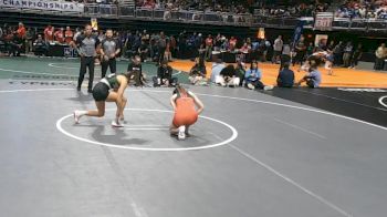6A 115 lbs Champ. Round 1 - Shobhana Spielmann, San Antonio Reagan vs Reagan Rayome, Lewisville Marcus