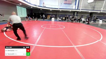 174 lbs Quarterfinal - Aj Dempsey, Virginia Tech-Unattached vs Anthony Yacovetti, Millersville University