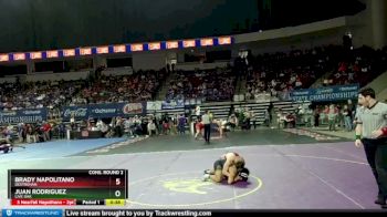 D 1 175 lbs Cons. Round 2 - Juan Rodriguez, Live Oak vs Brady Napolitano, Destrehan