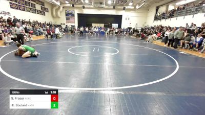 126 lbs Quarterfinal - Stryker Fraser, Nokomis vs Evan Boulard, Massabesic