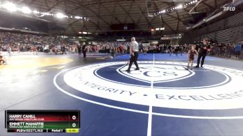 49 lbs Champ. Round 2 - Harry Cahill, Mat Demon Wrestling Club vs Emmett Mahaffie, Steelclaw Wrestling Club