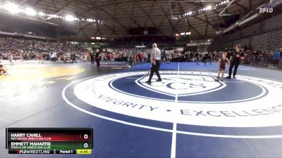 49 lbs Champ. Round 2 - Harry Cahill, Mat Demon Wrestling Club vs Emmett Mahaffie, Steelclaw Wrestling Club