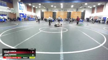 126 lbs Cons. Round 2 - John Paredes, South Hills vs Dylan Garcia, Hesperia