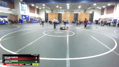 126 lbs Cons. Round 2 - John Paredes, South Hills vs Dylan Garcia, Hesperia