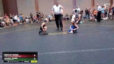 44 lbs Cons. Semi - Bentley Drake, Webb City Youth Wrestling vs Bowen Joiner, Yellowjackets