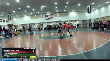 122 lbs 3rd Place Match - Auna McCarty, Indiana vs Ariana Quezada, Indiana