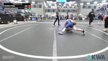 120-130 lbs Rr Rnd 3 - Draven Tyree, Hennessey Takedown Club vs Denver Norwood, Cowboy Wrestling Club