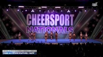 FAME All-Stars Stafford - Onyx [2026 L3 Senior Coed - Small Day 2] 2026 CHEERSPORT National All Star Cheerleading Championship