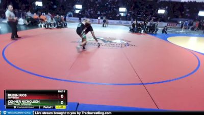 138 lbs Champ. Round 2 - Conner Nicholson, East Valley (Spokane) vs Ruben Rios, Toppenish