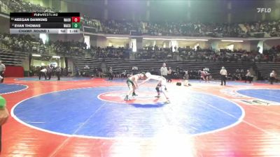 138-4A Champ. Round 1 - Keegan Dawkins, Walnut Grove vs Evan Thomas, Ware County