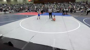 54 lbs Quarterfinal - Connor Bettencourt, Orland WC vs Wyatt Johnson, Fallon Outlaws WC