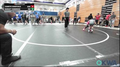 66-69 lbs Rr Rnd 2 - Camryn VanSyckle, Bridge Creek Youth Wrestling vs Marley Cummings, Piedmont Youth