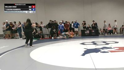 55 kg Cons. Sub-rd Of 32 - William Cruz, New Jersey vs Colton Roberts, Prometheus Wrestling Club