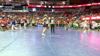 1A-126 lbs Cons. Round 2 - Keyin Steeve, Nodaway Valley vs Sam Egan, Sumner-Fredericksburg