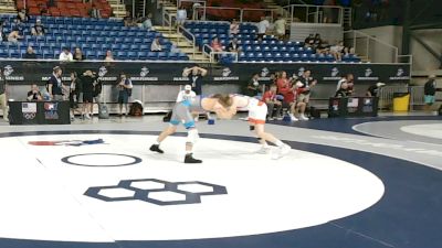 120 lbs Cons. Rd Of 32 - Carew Christensen, Iowa vs Kaiden Belinsky, Iowa