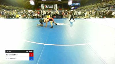 190 lbs Cons 32 #1 - Nick Friemoth, WI vs Seth Martin, ID