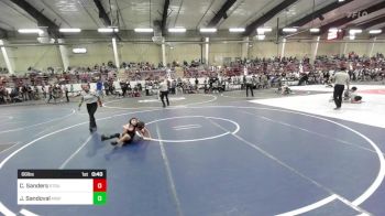 66 lbs Quarterfinal - Cash Sanders, Stout Wrestling Academy vs Jason Sandoval, Misfits