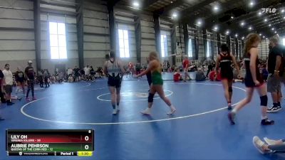 127 lbs Quarters - Aubrie Pehrson, Queens Of The Corn Red vs Lily Oh, Virginia Killers