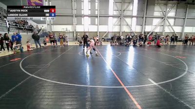 92 lbs 3rd Place Match - Austyn Peck, White River Hornets Wrestling Club vs Landon Glahn, Ellensburg Wrestling Club