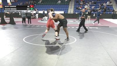 285 lbs Consolation - Scott Santos, Melrose vs Joaxis Medina, Springfield Central