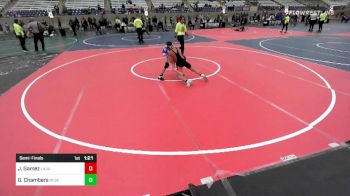 83 lbs Semifinal - Joseph Gamez, LaJunta Growlers vs Gavin Chambers, Rebel WC