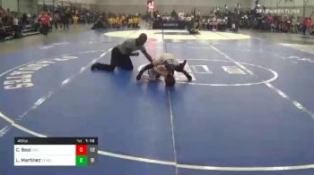 46 lbs Prelims - Chance Beal, Cali Red vs Landon Martinez, Team Tulsa NDT