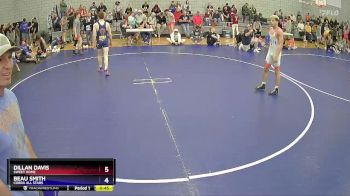 132 lbs Semifinal - Dillan Davis, Sweet Home vs Beau Smith, Cobra All Stars