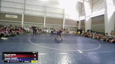 138 lbs Placement Matches (8 Team) - Miller Sipes, Missouri vs Tohmi Carney, Oklahoma Outlaws Red