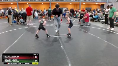 50 lbs Champ. Round 2 - Bowen Lewis, Summerville Takedown vs Elliott Carley, Cobra Wrestling Club