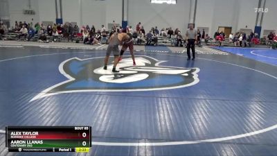 184 lbs Champ. Round 2 - Alex Taylor, Roanoke College vs Aaron Llanas, Centenary (NJ)