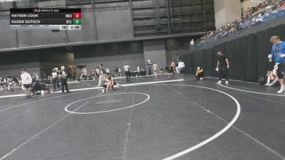 149 lbs Champ. Round 3 - Hayden Cook, Doane University vs Kaden Gutsch, Bellevue