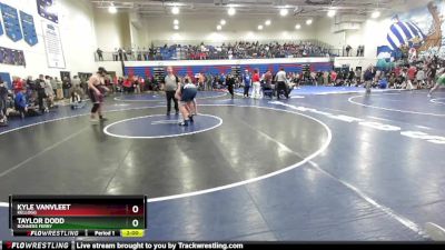 285 lbs Champ. Round 2 - Taylor Dodd, Bonners Ferry vs Kyle VanVleet, Kellogg