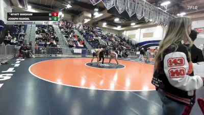 215 lbs Cons. Round 4 - Joseph Rangel, Canyon Springs vs Wyatt Bingham, Birmingham Charter