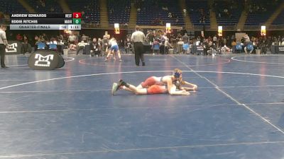 82 lbs Quarterfinal - Andrew Edwards, West Branch vs Eddie Ritchie, Manheim Central