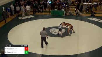 160 lbs Quarterfinal - Tyler Freedman, Sharon vs Ciaran Connolly, Mansfield