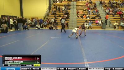 60 lbs Cons. Semi - Brooks Lanners, Dakota Boyz vs Gannon Knutson, Outlaw Wrestling Club