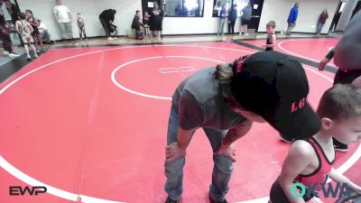 46 lbs Rr Rnd 4 - Carsen Lacy, Wyandotte Youth Wrestling vs Linkin Watts, Locust Grove Youth Wrestling