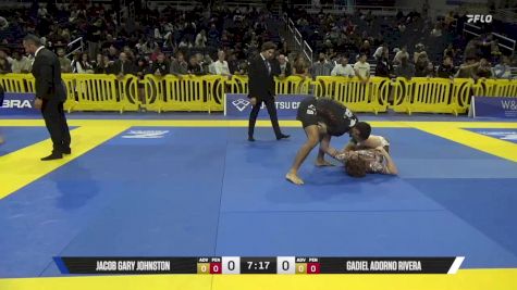Gadiel Adorno Rivera vs Jacob Gary Johnston 2025 Pan IBJJF Jiu-Jitsu No-Gi Championship